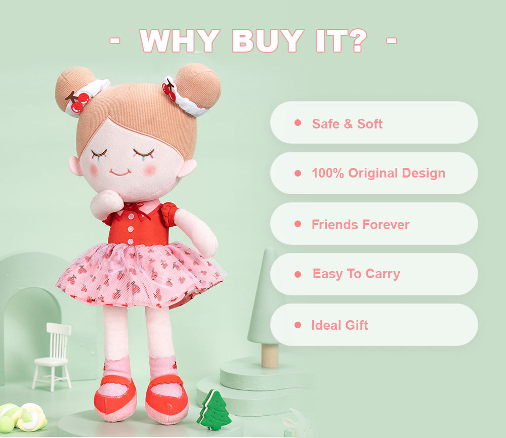 15" Irish Plush Rag Doll