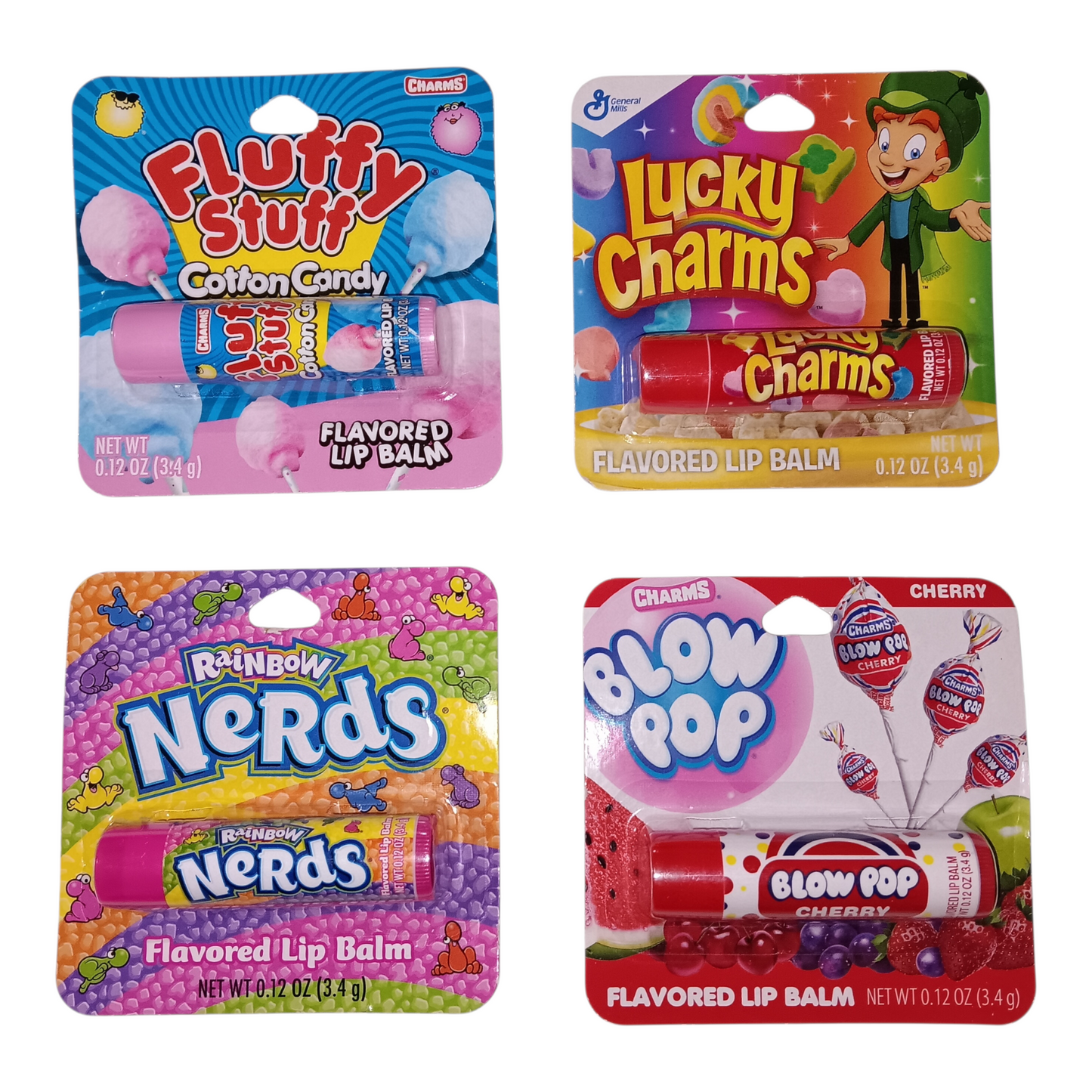 4 Flavored Lip Balm