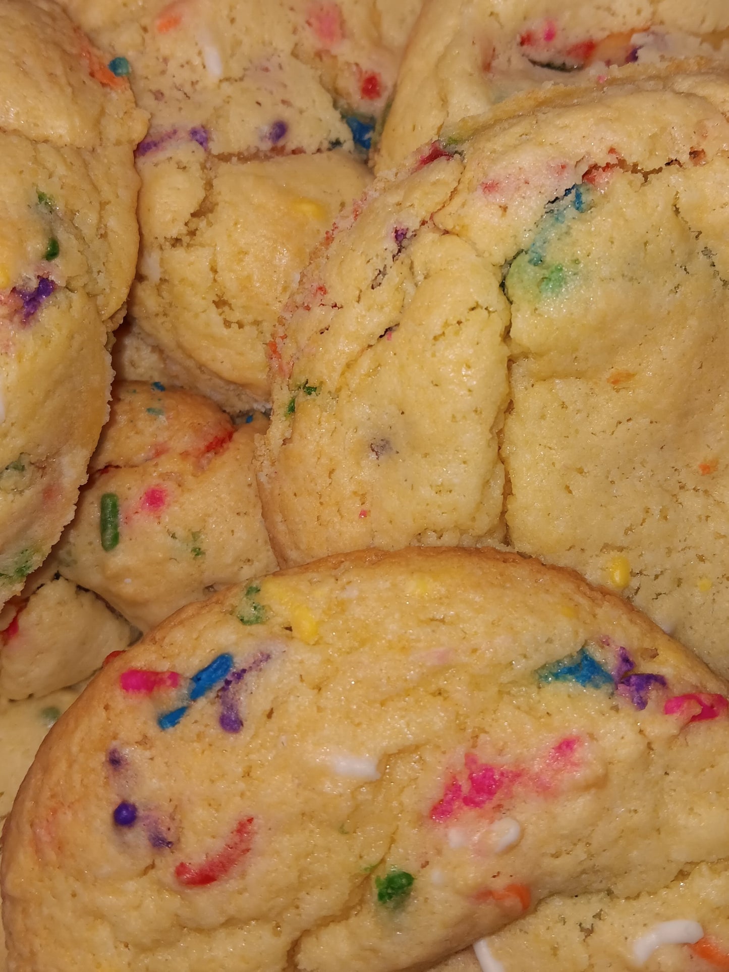 1/2 DOZEN BIRTHDAY CAKE COOKIES