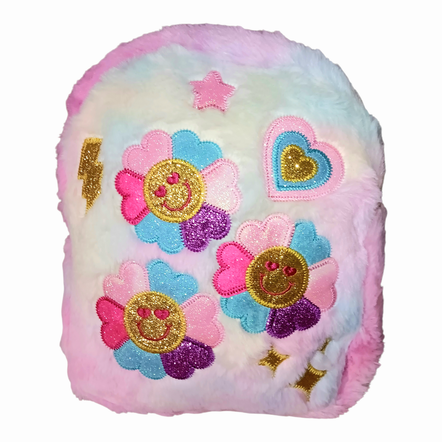 Girls Plush 12" Backpack Purse