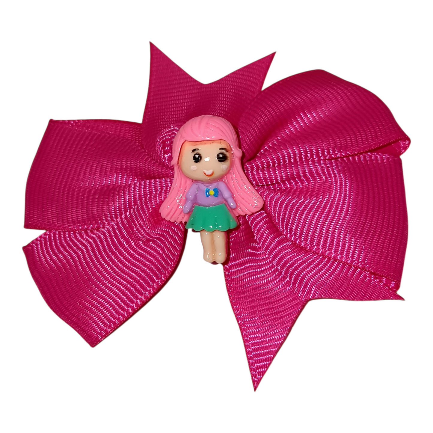 Girls Pink or Purple Hair Bows