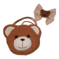 Teddy Bear Purse and Bow