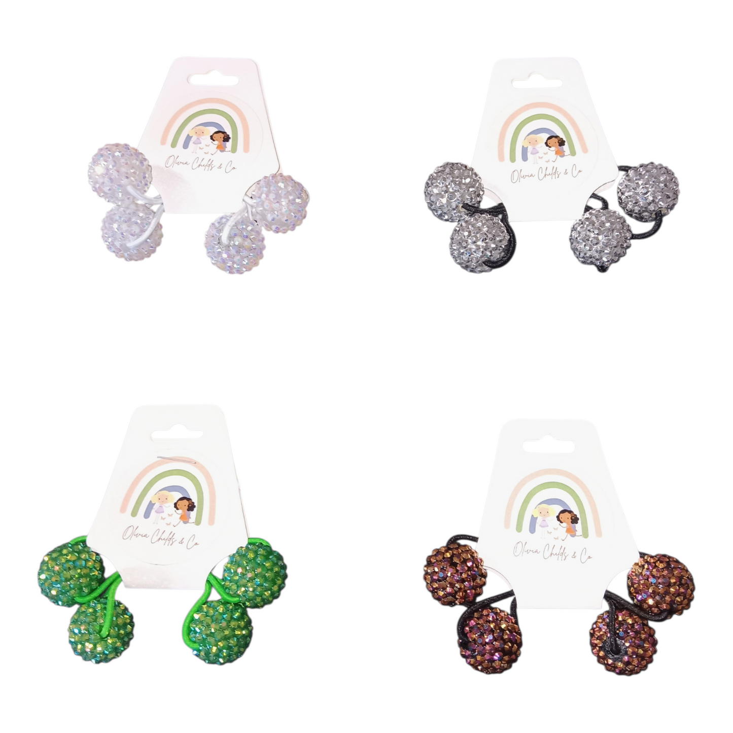 Glitz & Glam Rhinestone Hair Knockers