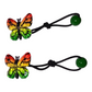 Multi Color Butterfly Hair Ties