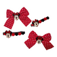 Minnie Mouse Hair Bow and Hair Clip Set