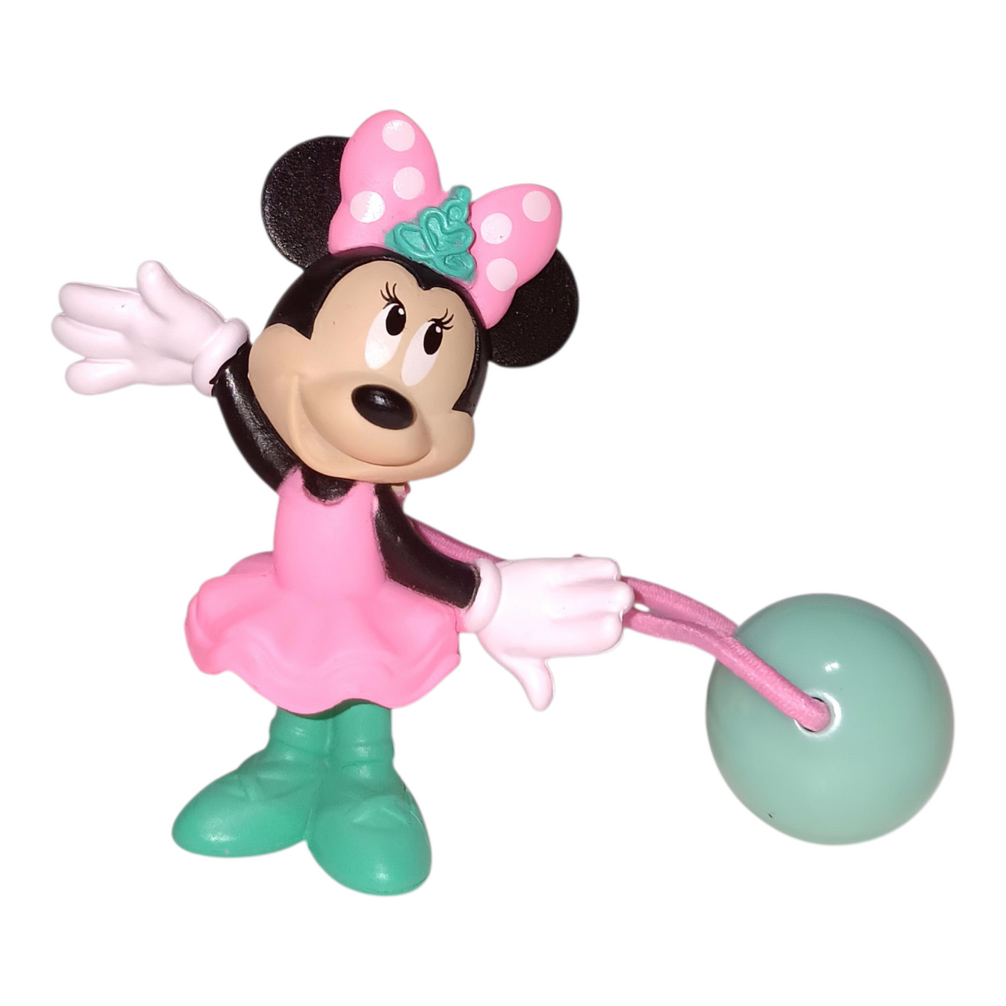 Disney Minnie Mouse Hair Knocker – Pink/Sea Green Edition (III)