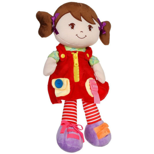 17" Toddlers Educational Plush Dol