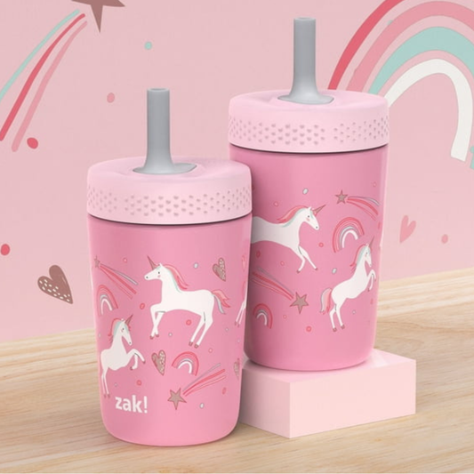 Zak! Leak-Proof Stainless Steel 12oz Antimicrobial Tumbler