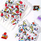 Set of Girls Back to School Hair Bows
