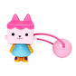 Gabby's Dollhouse Hair Bobos Hair Ties (Kids Character Hair Ties)