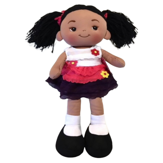 African American/Brown Plush Doll