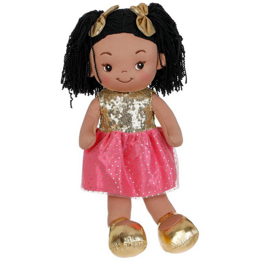 African American/Brown Plush Doll
